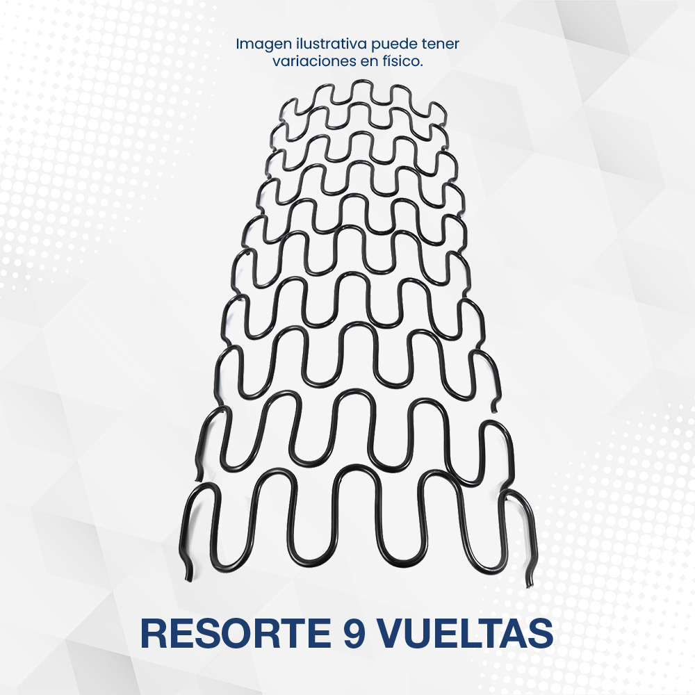 Resorte 9 vueltas